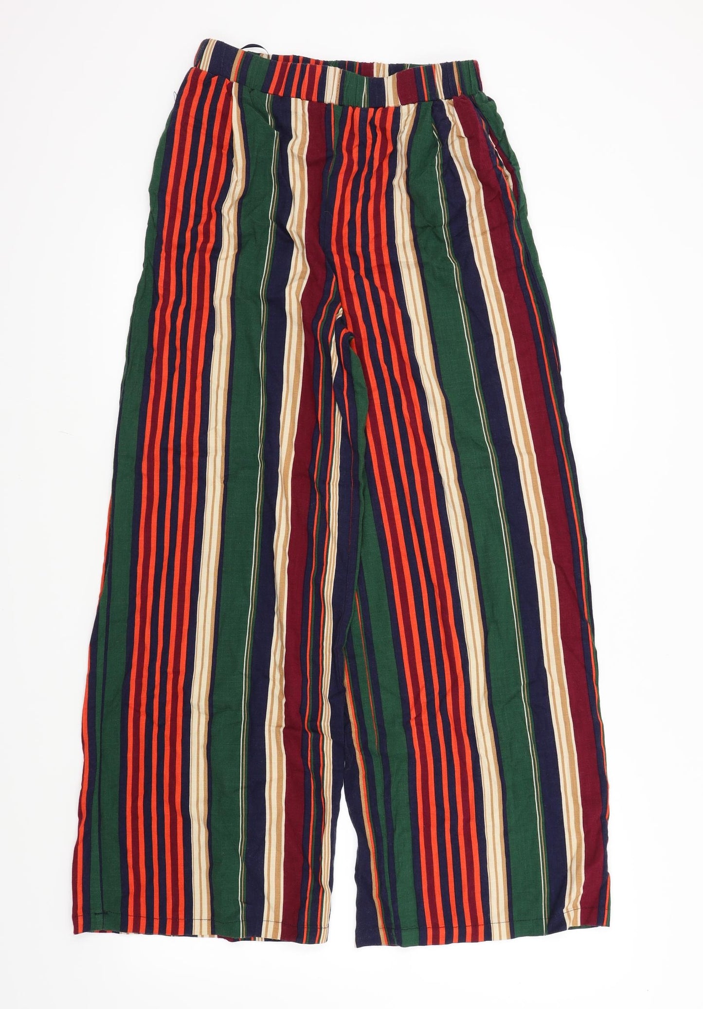 Apricot Womens Multicoloured Striped  Trousers  Size 8 L27 in
