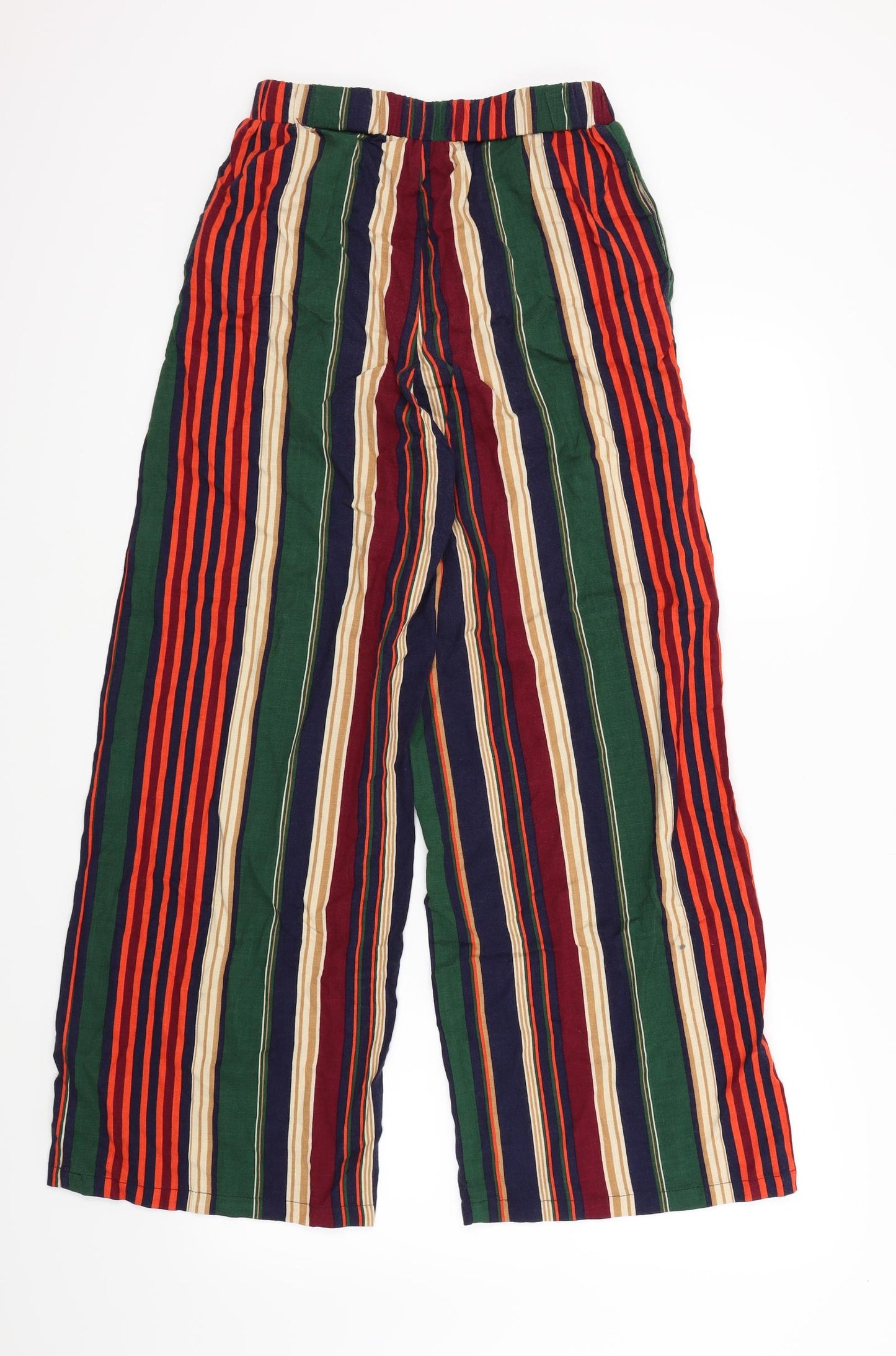 Apricot Womens Multicoloured Striped  Trousers  Size 8 L27 in