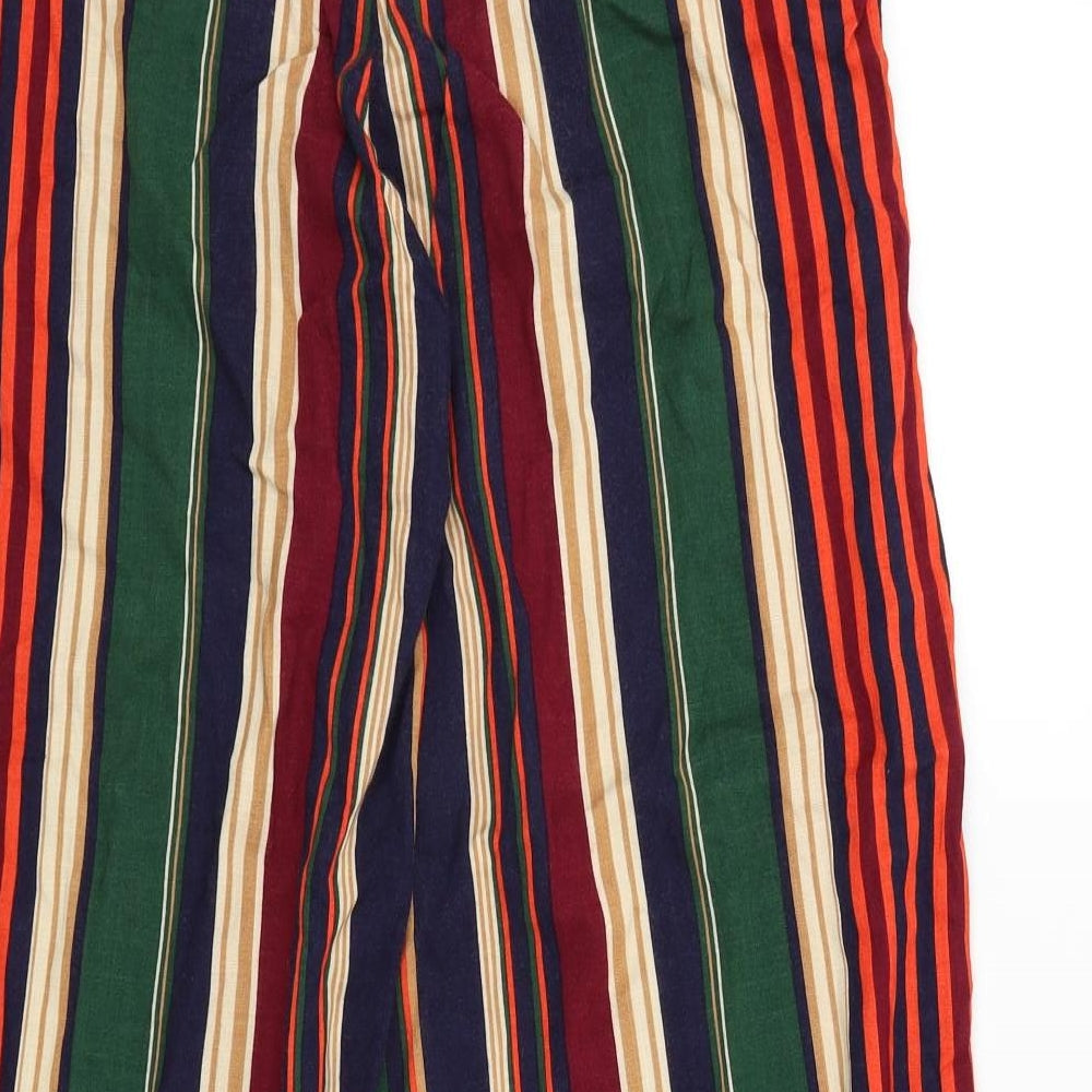 Apricot Womens Multicoloured Striped  Trousers  Size 8 L27 in