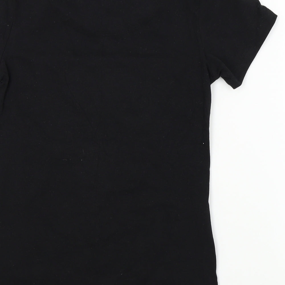GUESS Womens Black   Basic T-Shirt Size S  - Buterfly