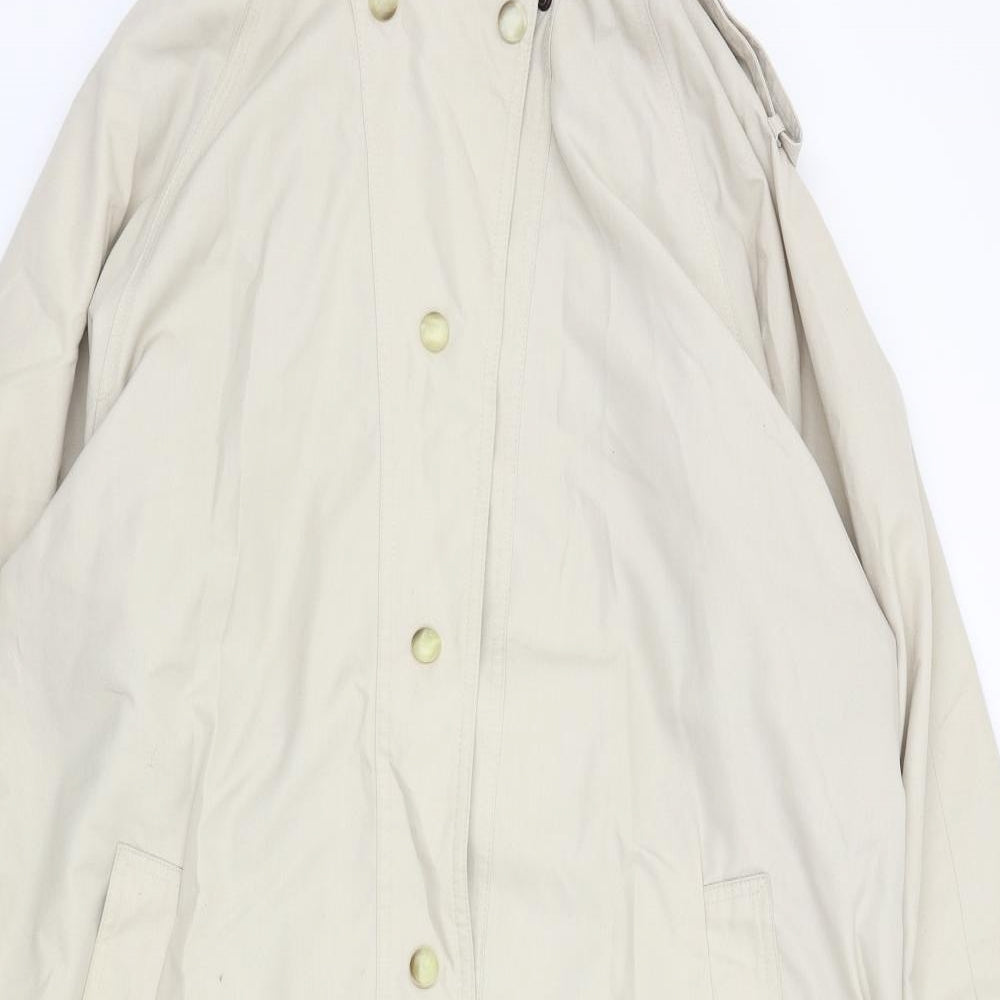 House of Fraser Womens Beige   Anorak Coat Size 16