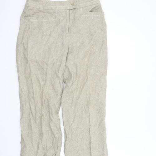 Preworn Womens Beige   Trousers  Size 32 L26 in - Pockets