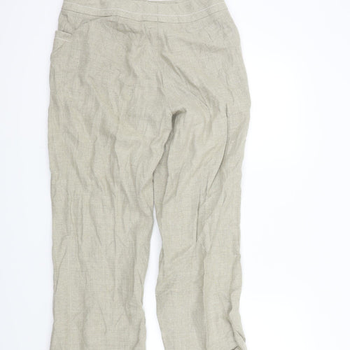 Preworn Womens Beige   Trousers  Size 32 L26 in - Pockets