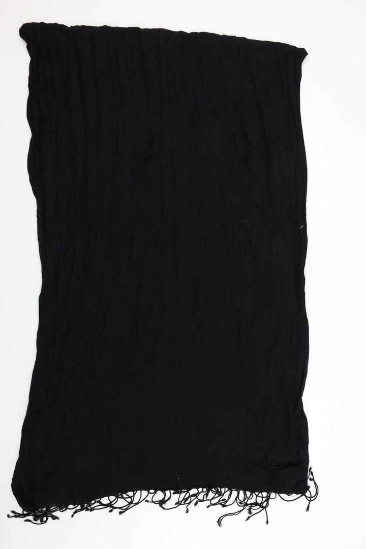 Preworn Womens Black Scarf - 86