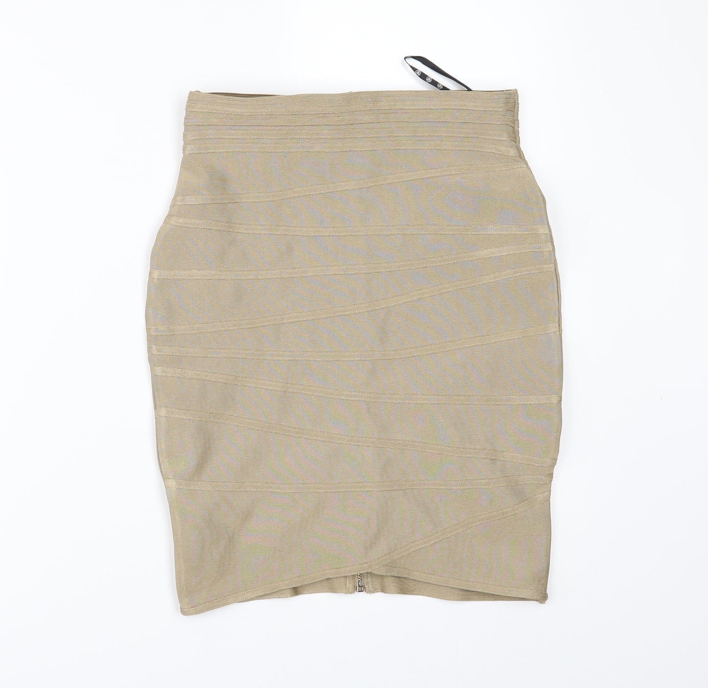 Missguided Womens Gold   Mini Skirt Size 6