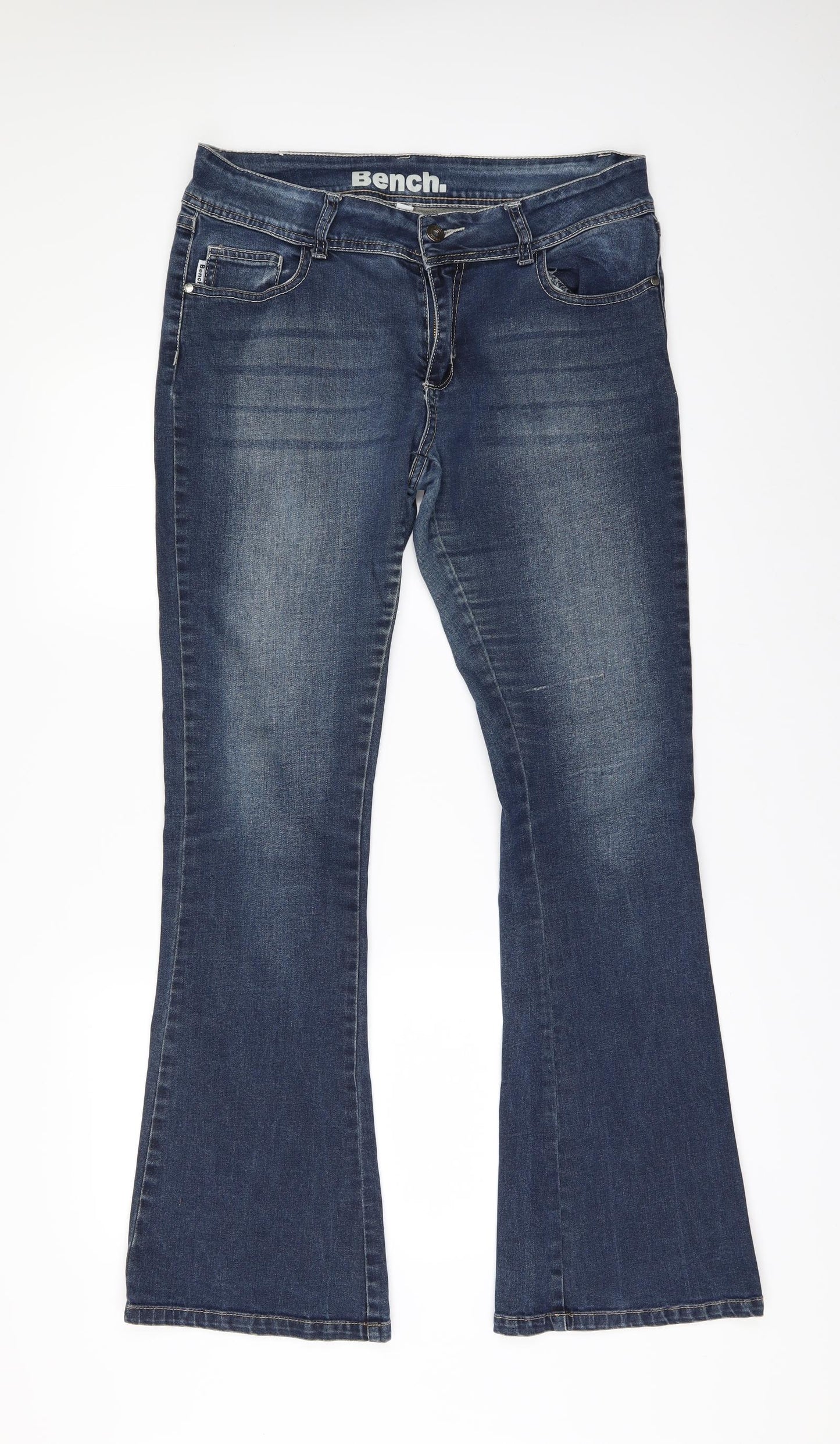 Bench Womens Blue  Denim Boyfriend Jeans Size 32 in L32 in