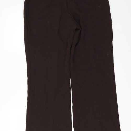 Marks and Spencer Womens Brown   Trousers  Size 14 L30 in