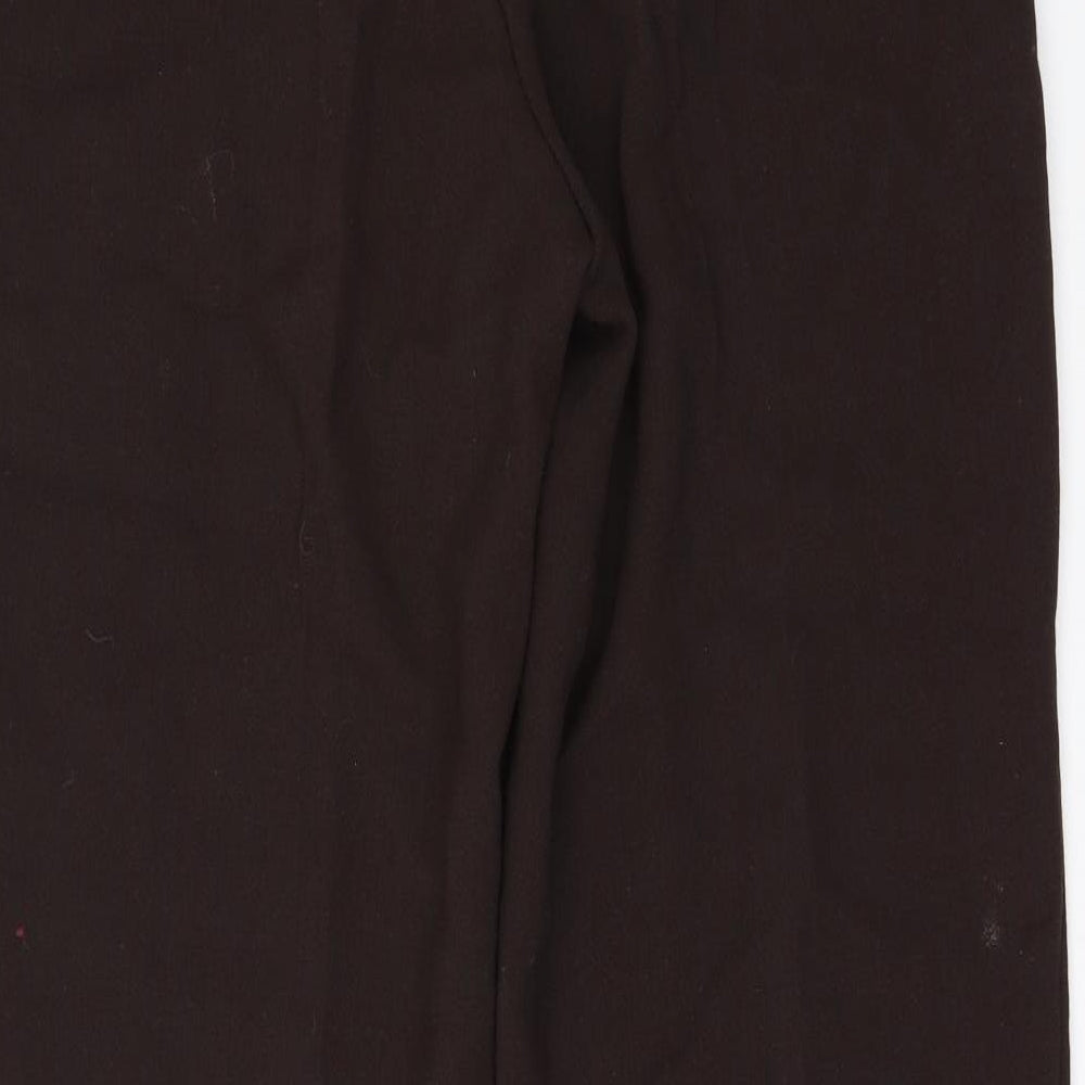 Marks and Spencer Womens Brown   Trousers  Size 14 L30 in