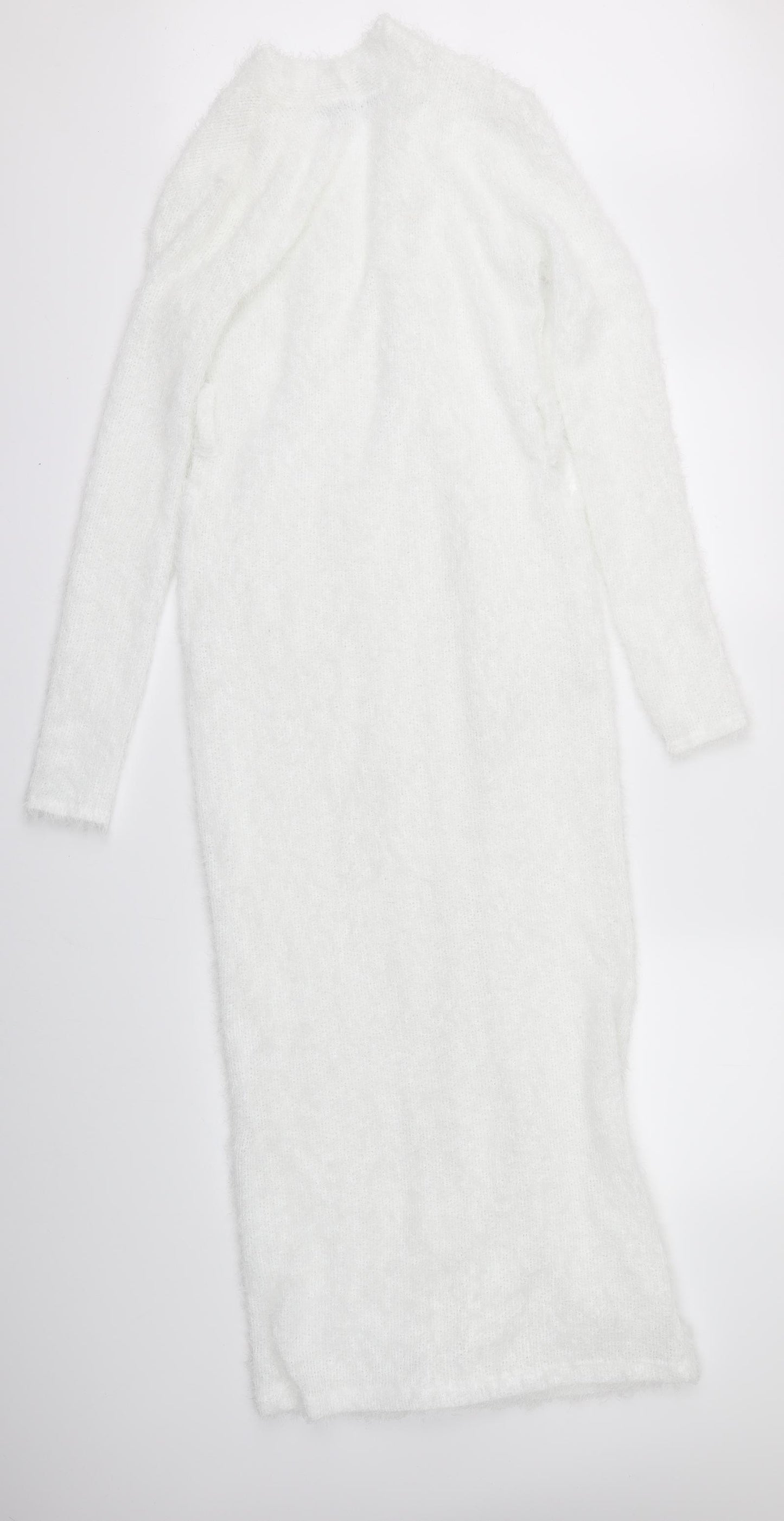 Missy Empire Womens White   Cardigan Jumper Size 6