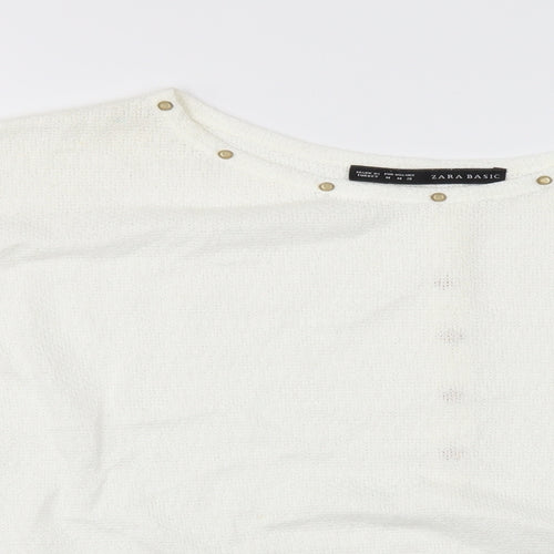 Zara Womens White   Basic Blouse Size M