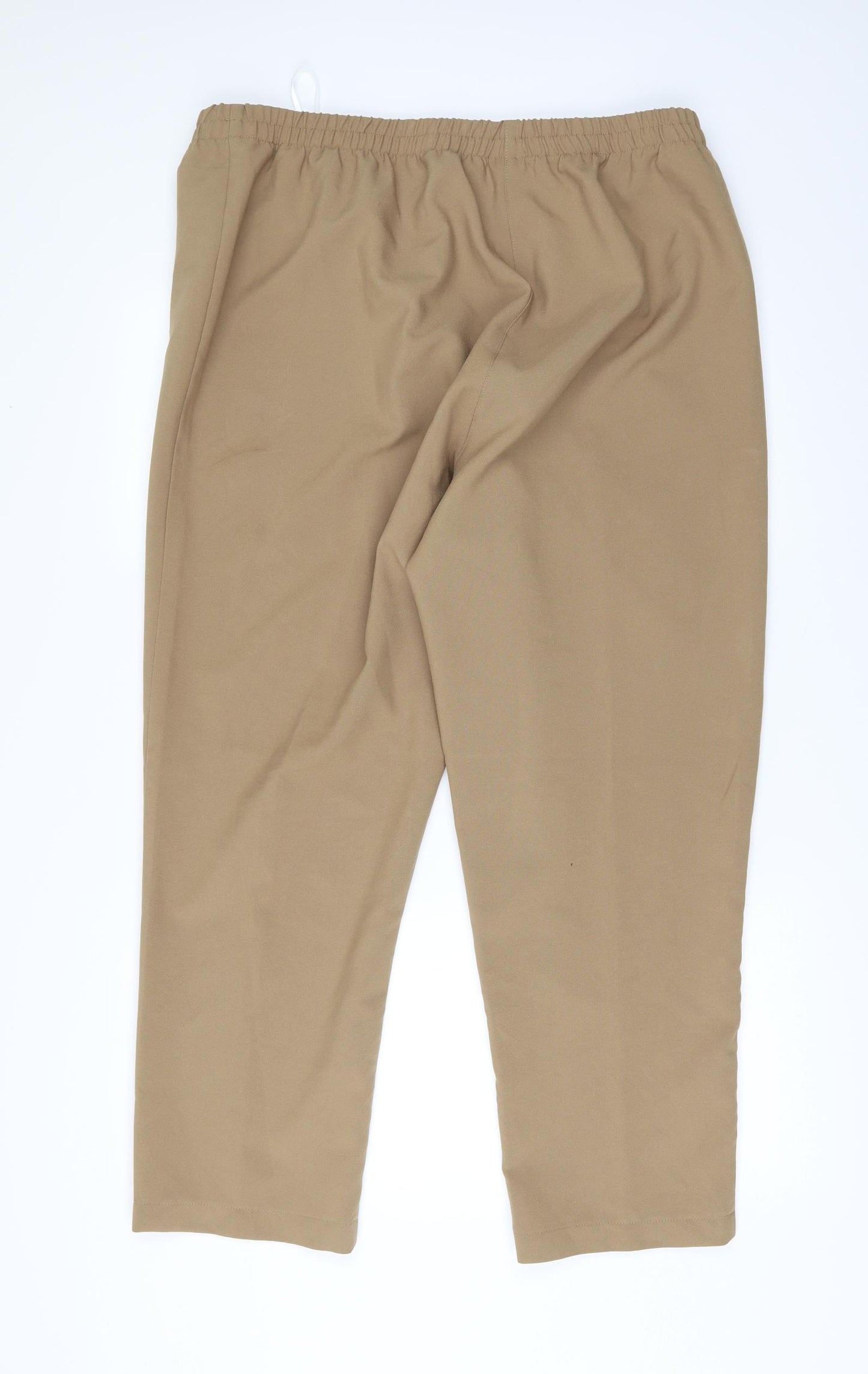 Preworn Womens Brown   Trousers  Size 22 L28 in