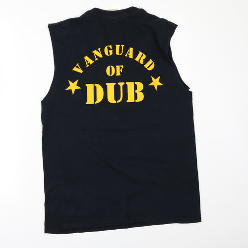 Gildan Mens Black    T-Shirt Size M  - iration steppas