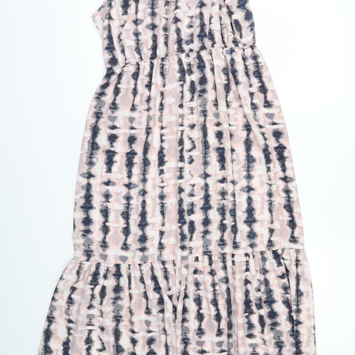 George Womens Pink Geometric  Fit & Flare  Size 16