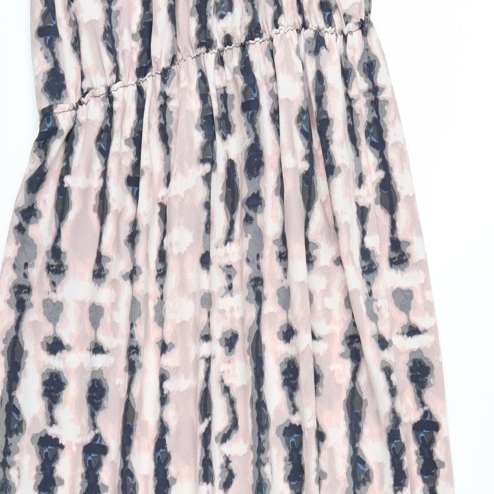 George Womens Pink Geometric  Fit & Flare  Size 16