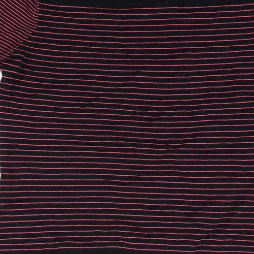 NEXT Womens Black Striped  Pullover Jumper Size 12