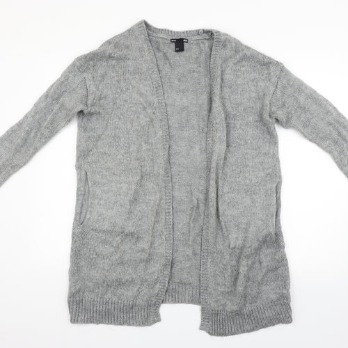 H&M Womens Grey   Cardigan Jumper Size S