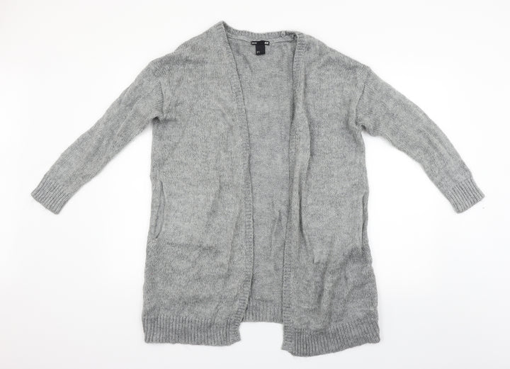 H&M Womens Grey   Cardigan Jumper Size S