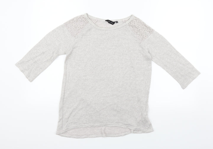 New Look Womens Beige   Pullover Jumper Size 10
