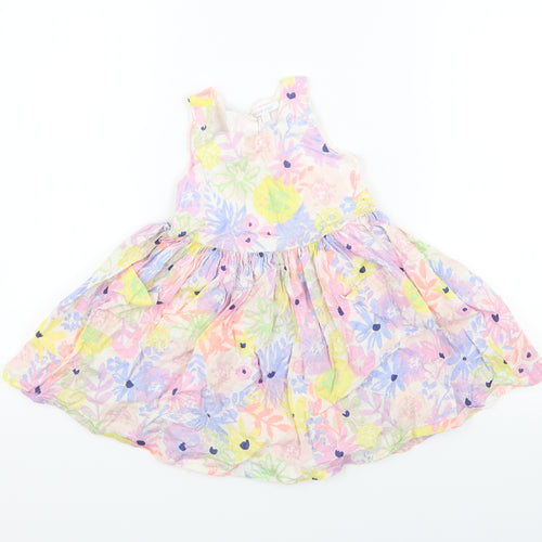 Blue Zoo Girls Multicoloured Floral  Fit & Flare  Size 3-4 Years