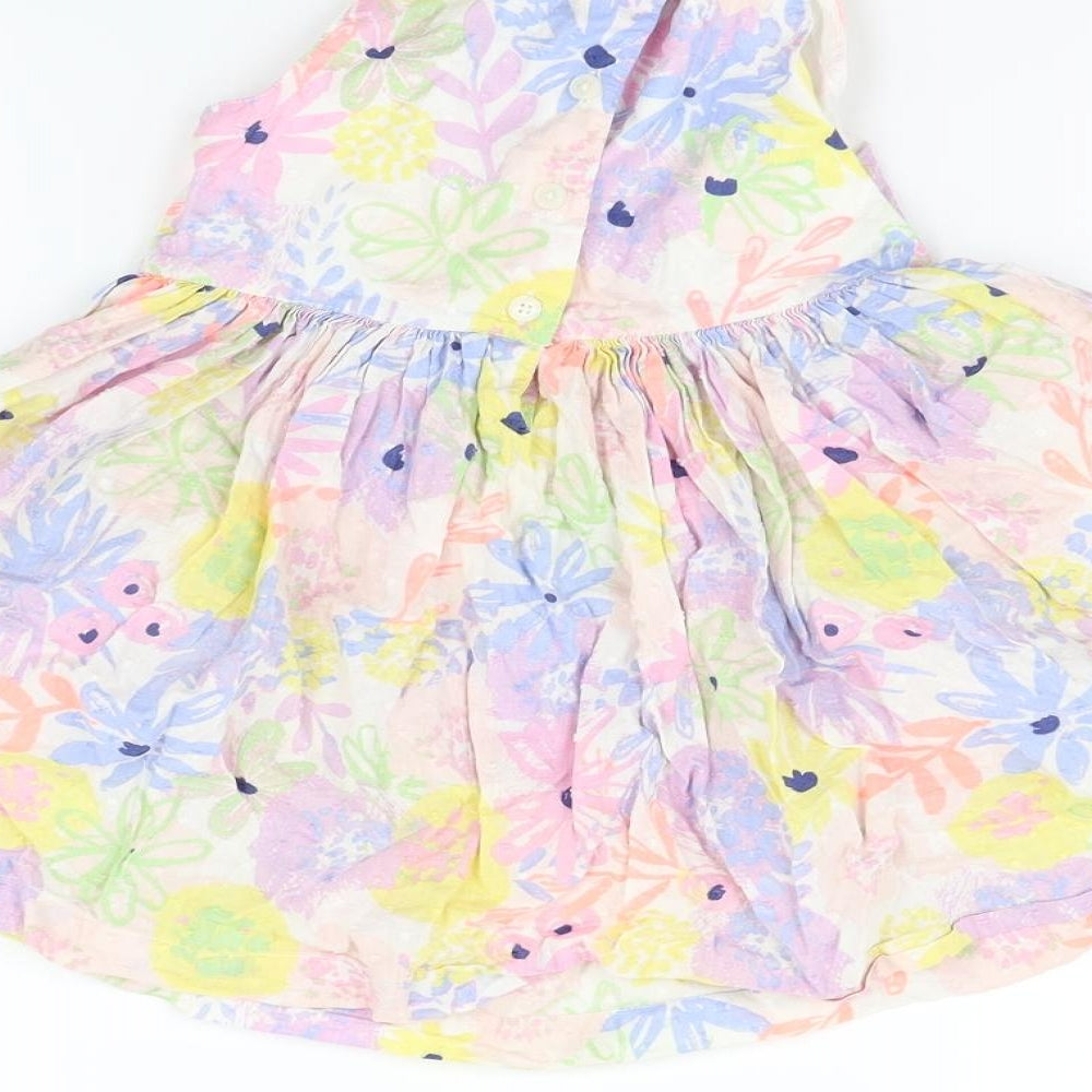 Blue Zoo Girls Multicoloured Floral  Fit & Flare  Size 3-4 Years