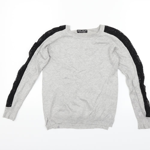Select Womens Grey   Pullover Jumper Size 10