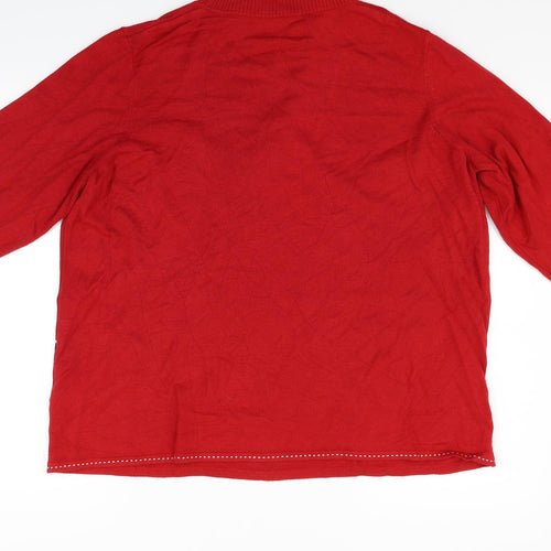 GolleHaug Womens Red   Pullover Jumper Size 10  - rose