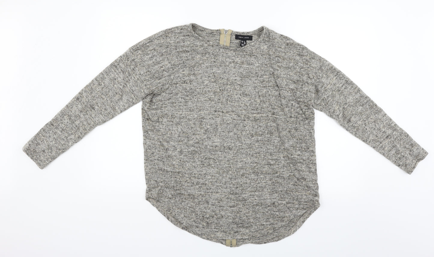 New Look Womens Grey   Pullover Jumper Size M