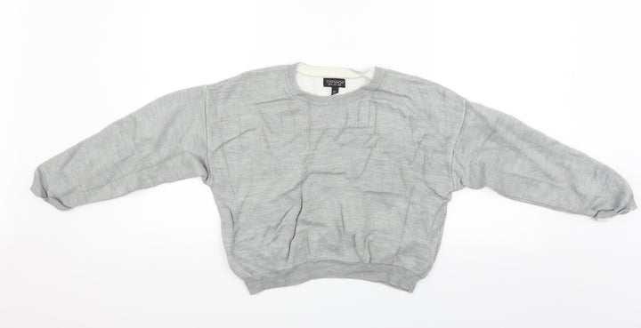 Topshop Womens Grey   Pullover Jumper Size 12