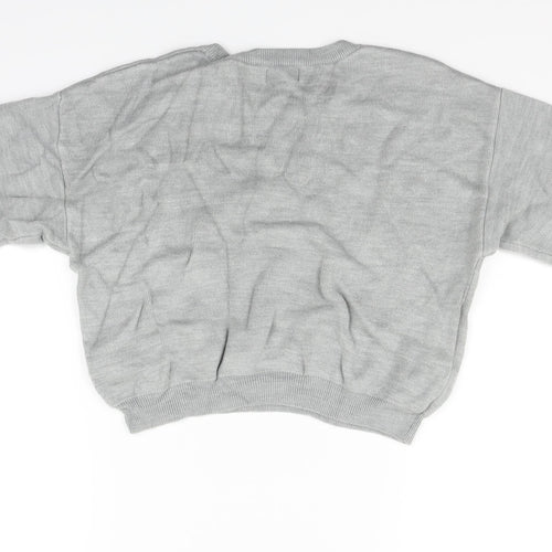 Topshop Womens Grey   Pullover Jumper Size 12