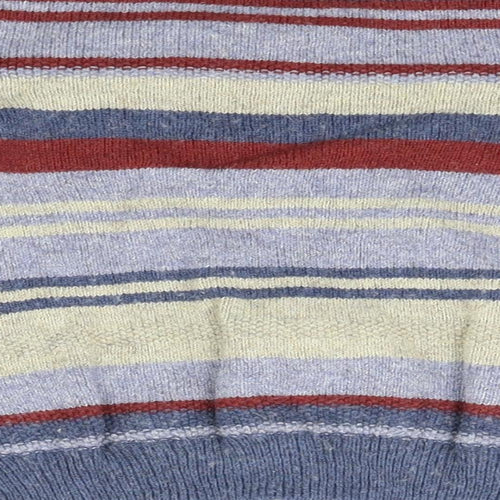 John Lewis Girls Blue Striped  Pullover Jumper Size 5 Years