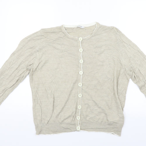 Marks and Spencer Womens Beige   Pullover Jumper Size 18