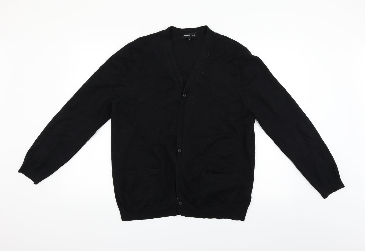 Red Herring Womens Black   Cardigan Jumper Size L