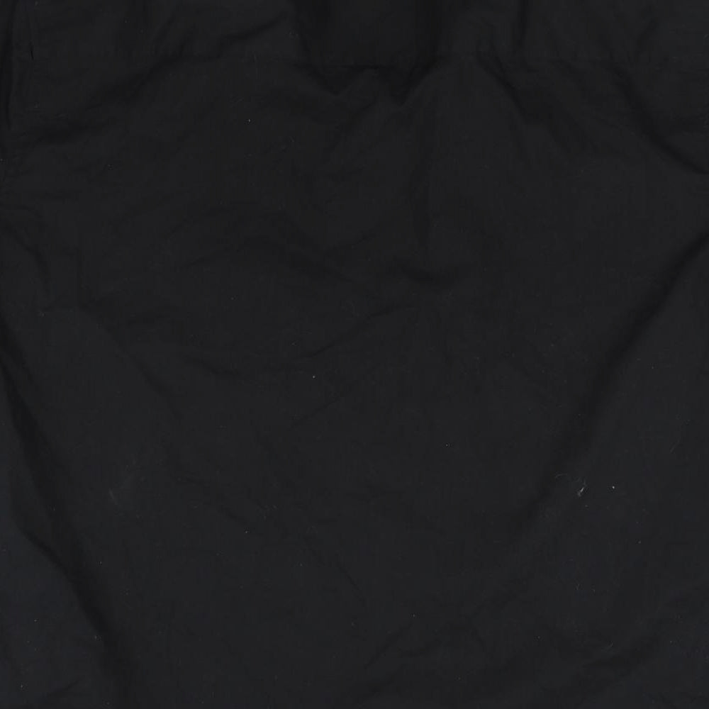 Peacocks Mens Black    Button-Up Size 2XL