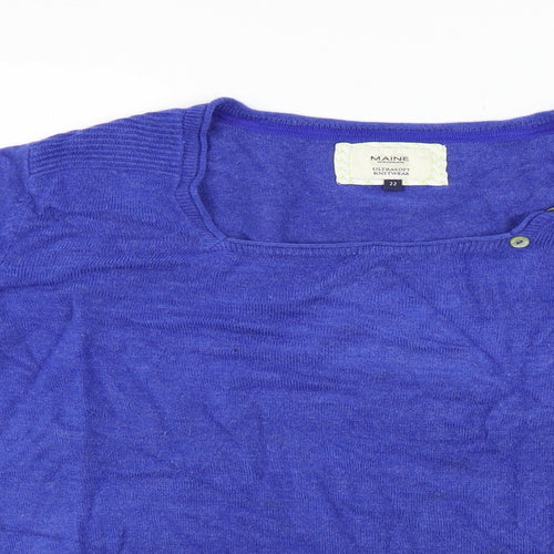 Maine Womens Blue   Pullover Jumper Size 22