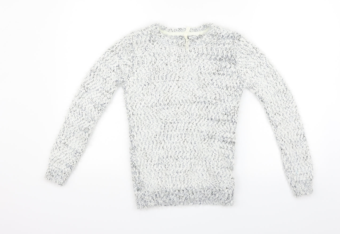 YD  Girls Grey   Pullover Jumper Size 10-11 Years