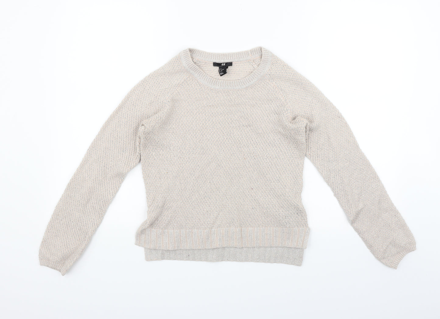H&M Womens Pink   Pullover Jumper Size S