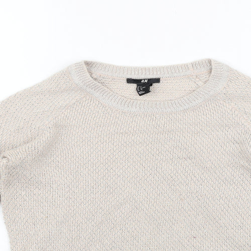 H&M Womens Pink   Pullover Jumper Size S