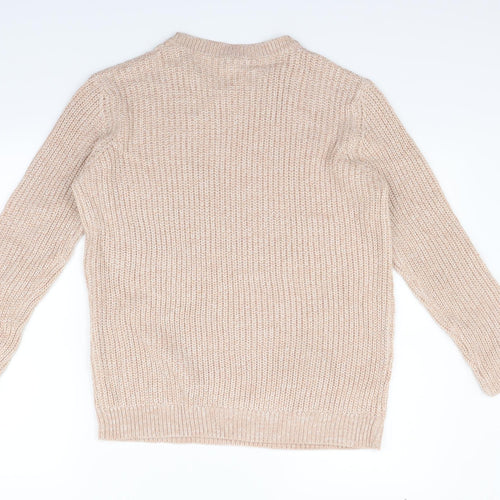Peacocks Womens Beige   Pullover Jumper Size S