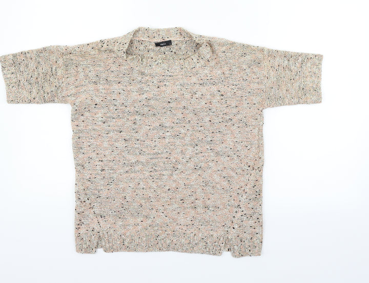 M&Co Womens Beige Pullover Jumper Size 14