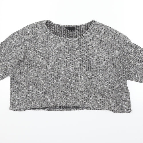 Topshop Womens Grey   Pullover Jumper Size 8