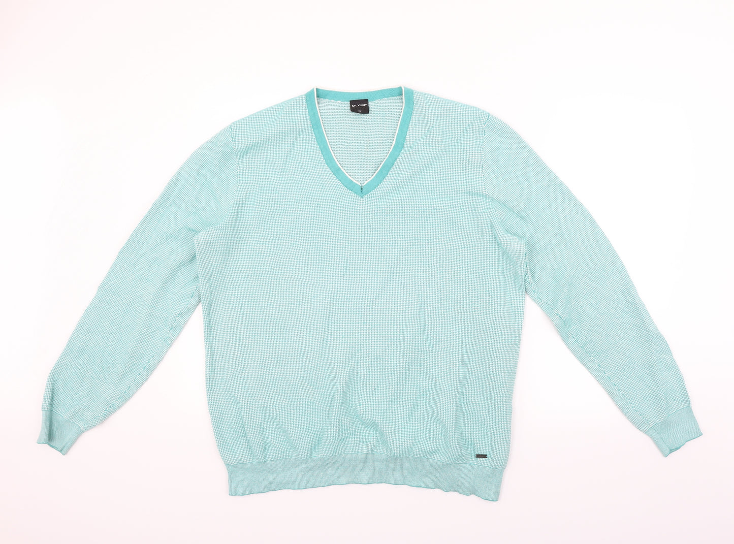 Olymp Mens Blue   Pullover Jumper Size XL