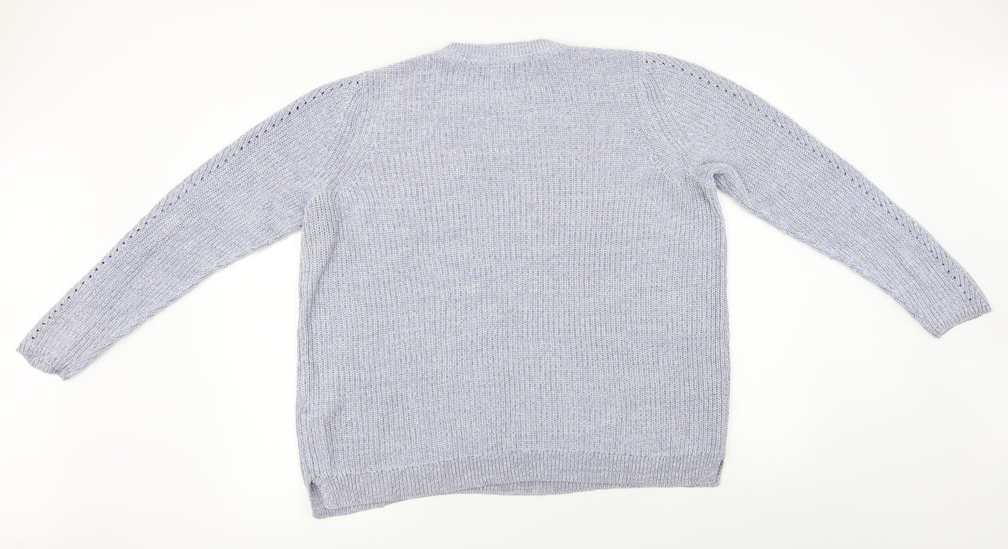 Debenhams  Womens Blue   Pullover Jumper Size 16