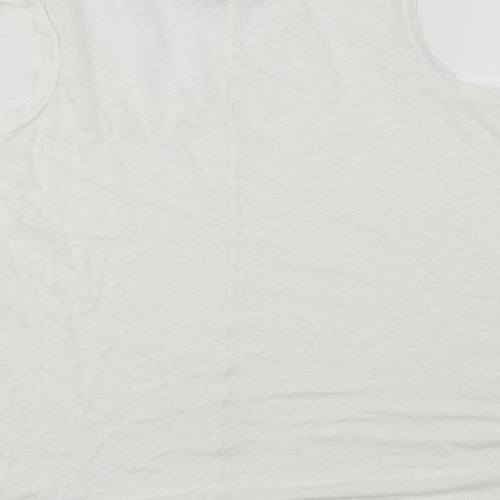 SUZY  Womens White   Basic T-Shirt Size M