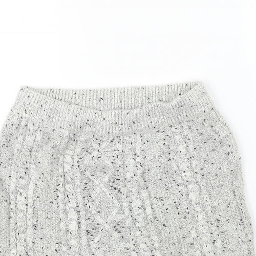 Select  Womens Grey   A-Line Skirt Size 14