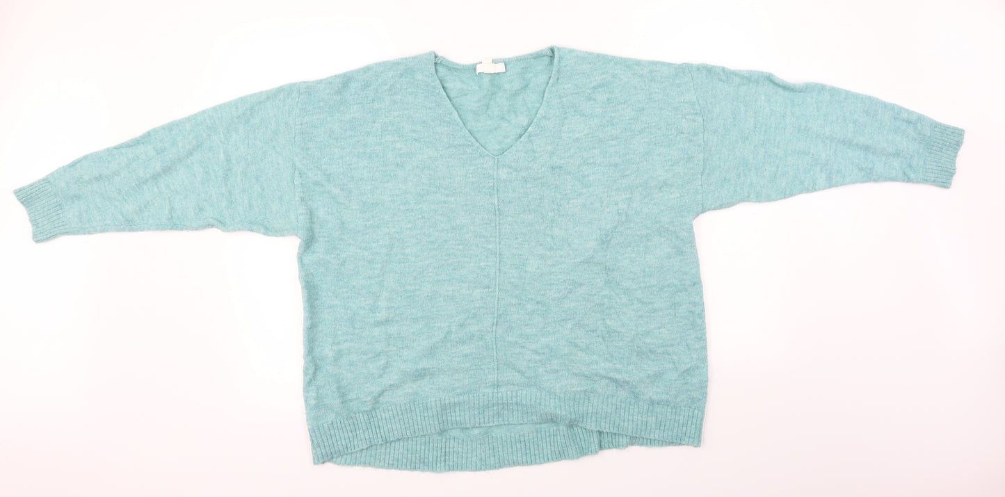 H&M  Womens Blue   Pullover Jumper Size 10