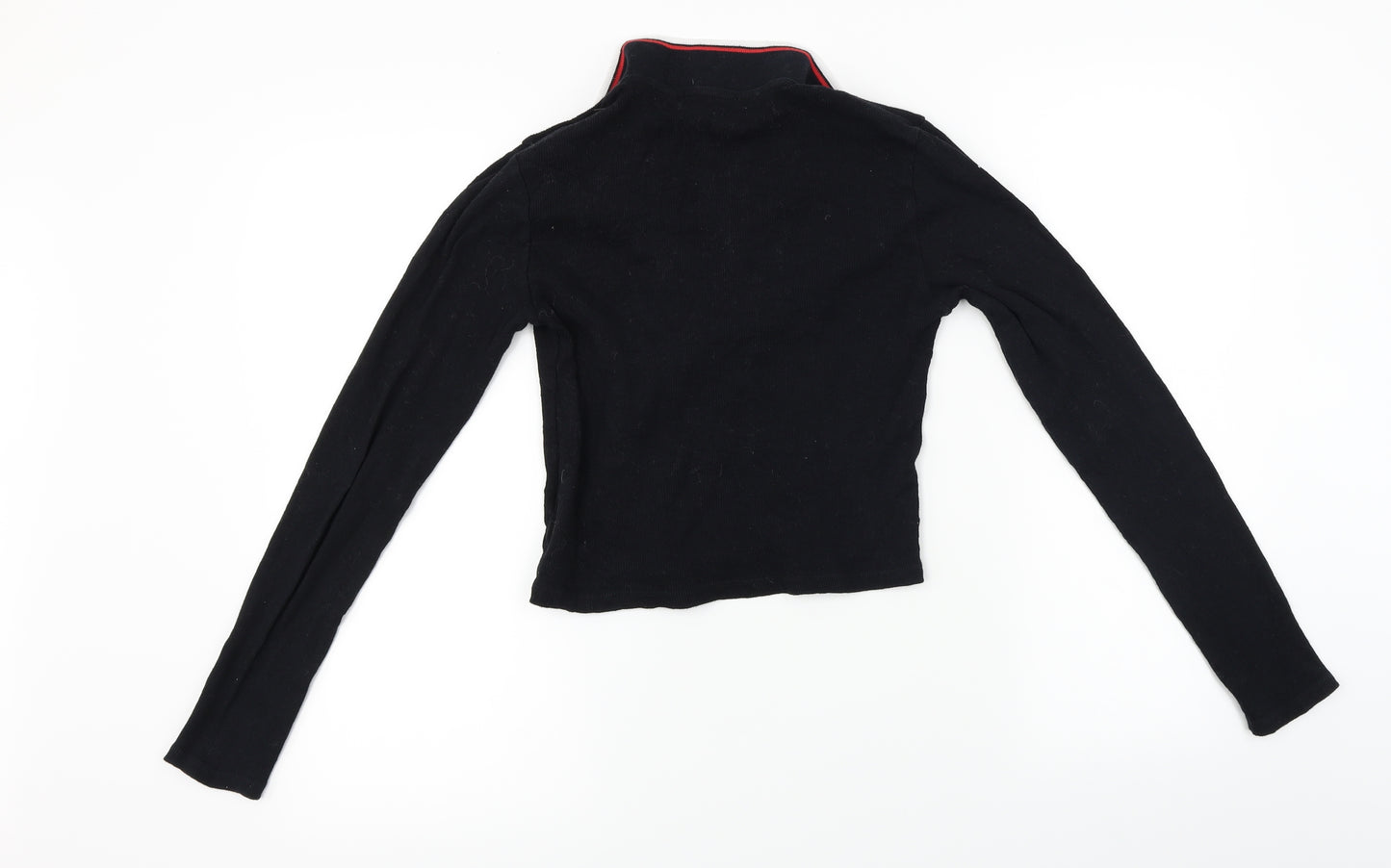 Cooperative  Womens Black   Basic T-Shirt Size L