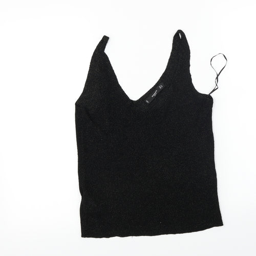 Mango Womens Black   Basic T-Shirt Size S