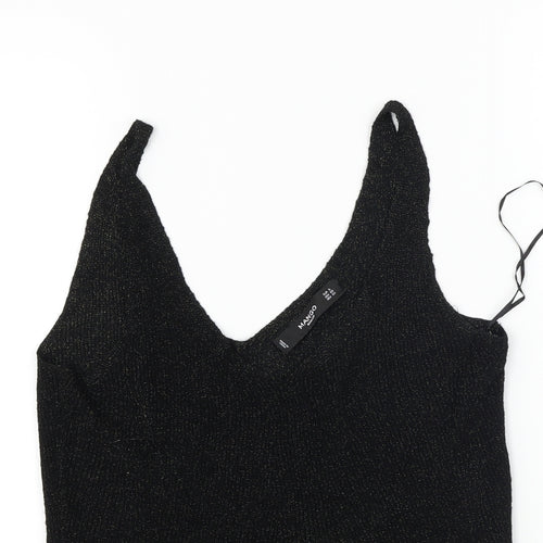 Mango Womens Black   Basic T-Shirt Size S