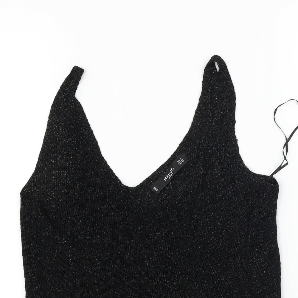 Mango Womens Black   Basic T-Shirt Size S