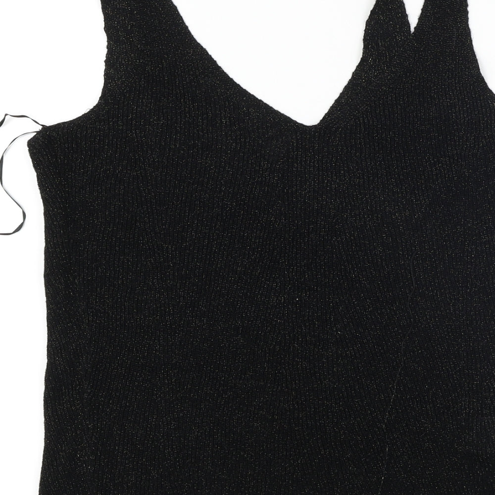 Mango Womens Black   Basic T-Shirt Size S